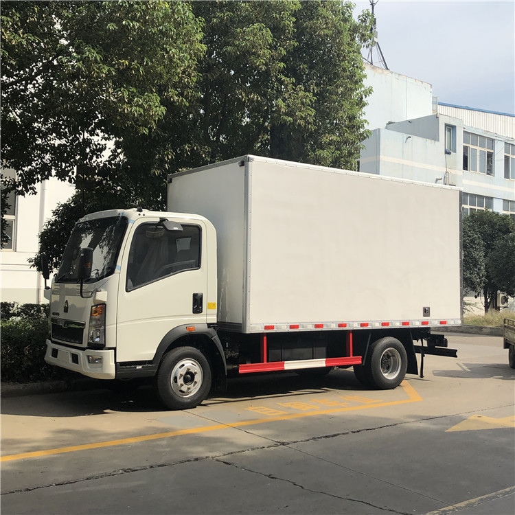 95 km/H 등대세 화물 밴 박스 트럭 4x2 5 톤 디젤 연료 종류