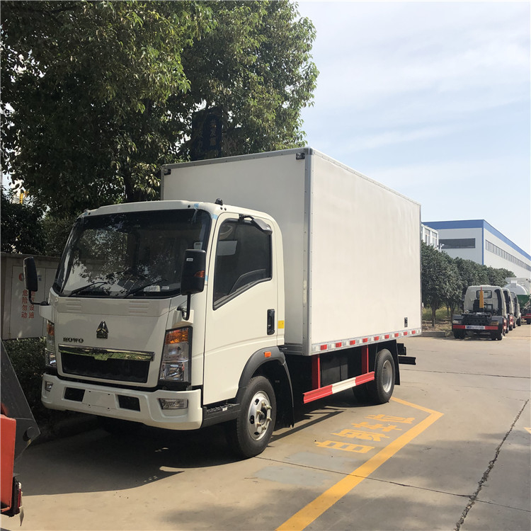 95 km/H 등대세 화물 밴 박스 트럭 4x2 5 톤 디젤 연료 종류