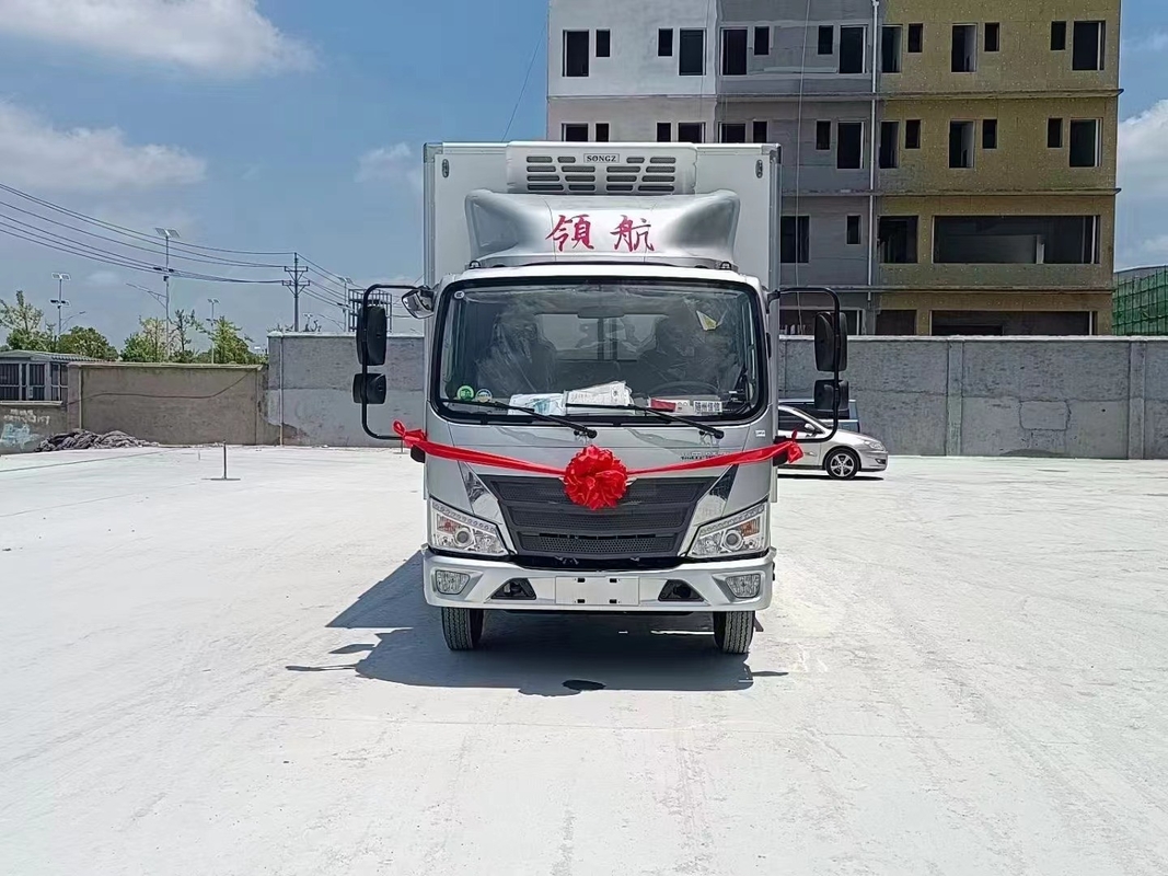 3톤 아이스 박스 트럭 130hp 냉장고 트럭 중국 ISO Ccc와 아이스크림 운송