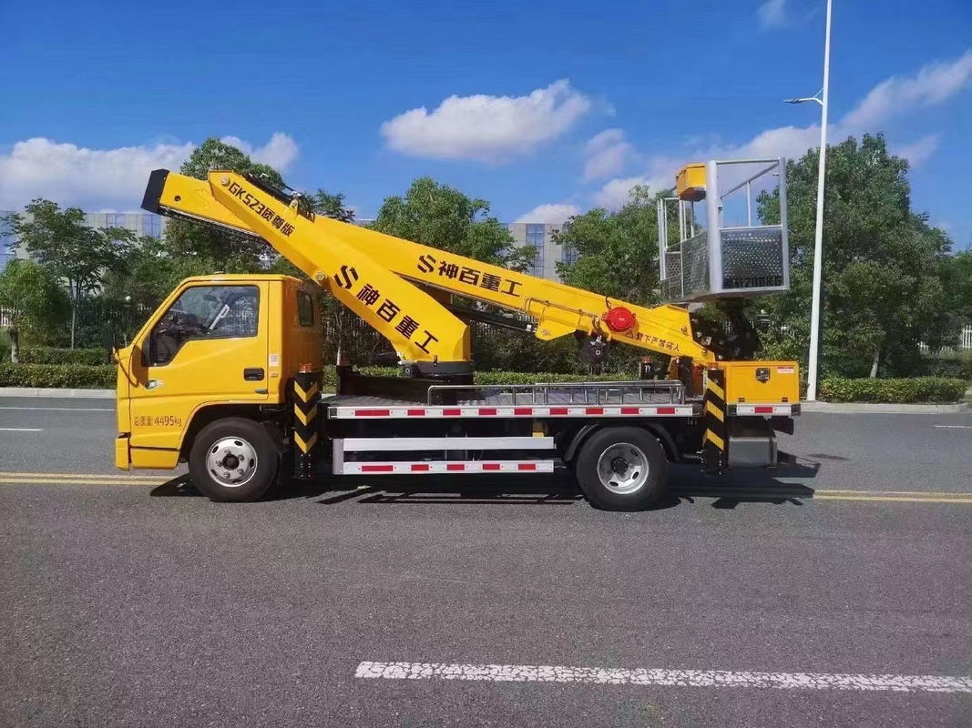 4×2 버킷 리프트 트럭 116hp 고도 작업 차량 유로 6 에어 플랫폼 트럭