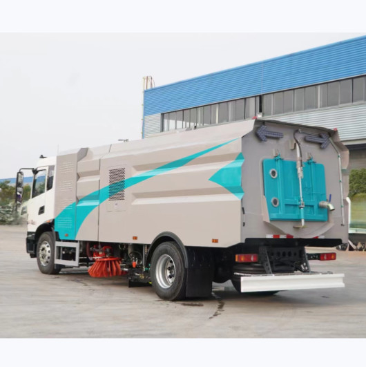 100 Km/H 미니 포톤 진공 도로 청소 트럭 철저한 청소 95HP 청소 트럭