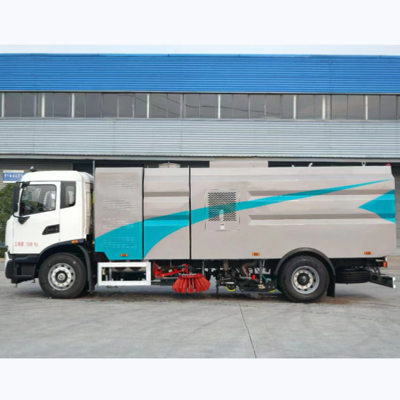 100 Km/H 미니 포톤 진공 도로 청소 트럭 철저한 청소 95HP 청소 트럭
