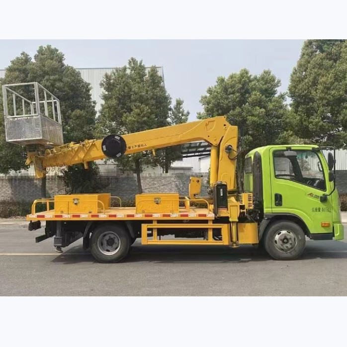 왼쪽 또는 오른손 운전 공기 작업 플랫폼 트럭 3360mm 휠 베이스