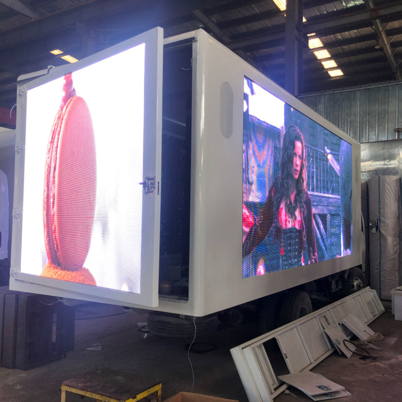 커스터마이즈된 이수즈 모바일 빅 스크린 트럭 P3 P4 P5 트럭용 디지털 무게 2500KG