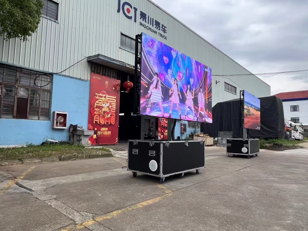 P2.5 P3 P4 P5 P6 P8 P10 야외 모바일 광고 트럭 밴 트레일러 LED 게시판 대형 모바일 판타라 LED 화면 디스플레이